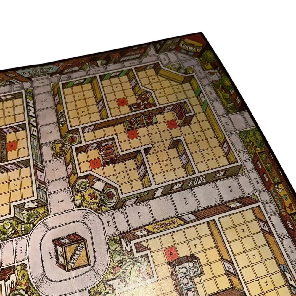 Vtg Parker Brothers Stop Thief Electronic Cops Robbers Board Game Board Part - Picture 3 of 10